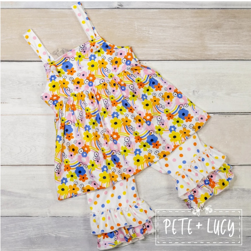 Pete+Lucy matching capri set